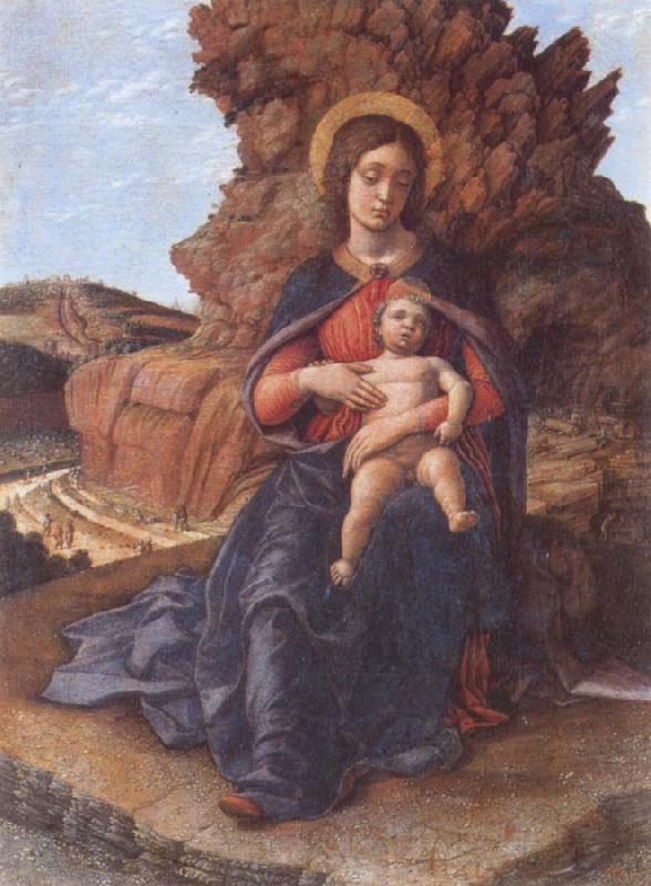 Andrea Mantegna Madonna and child Norge oil painting art